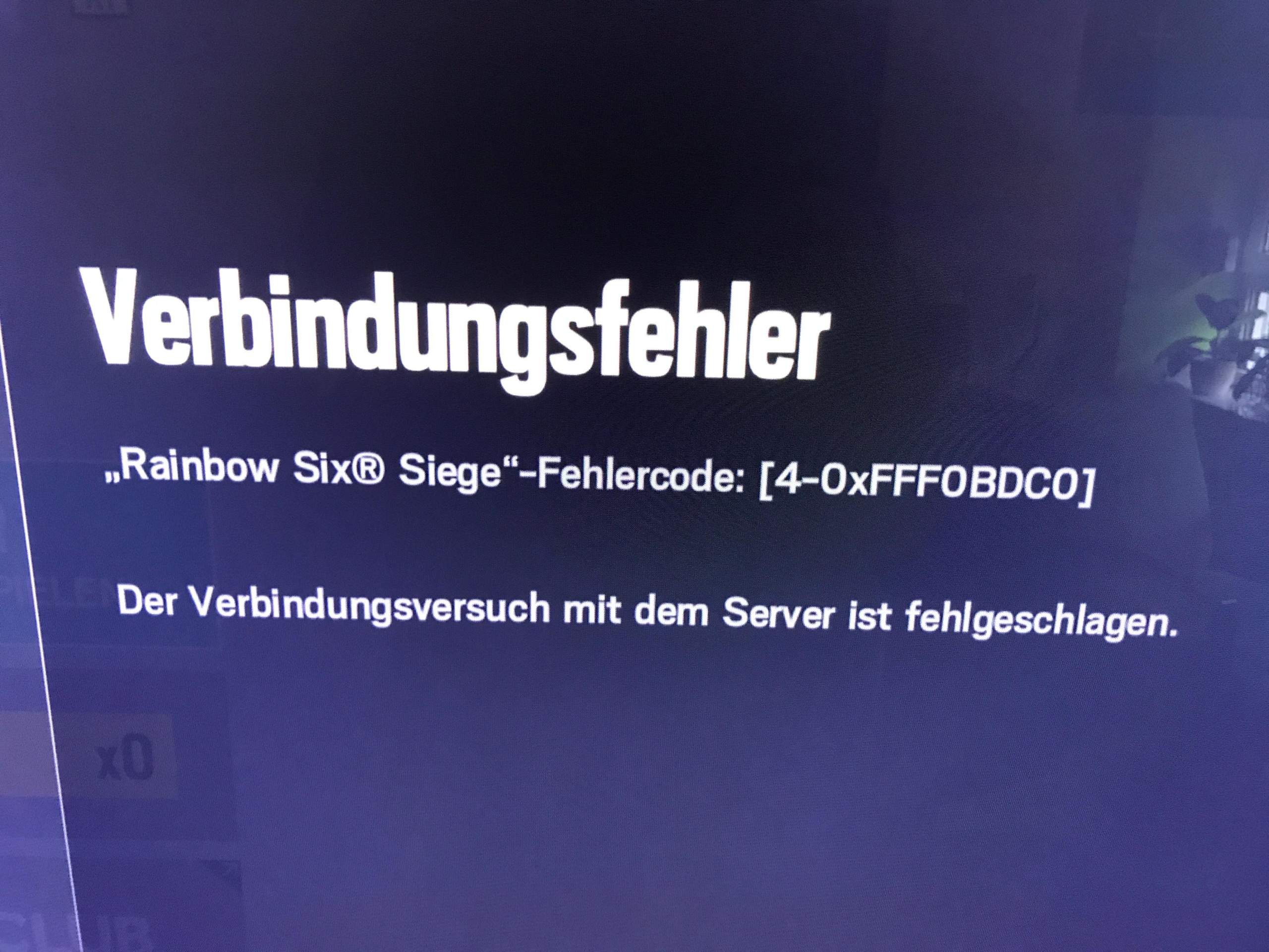 R6 Server Error Code R6 Verbindungsfehler _ How to fix Rainbow Six Siege Error Code 3 ...