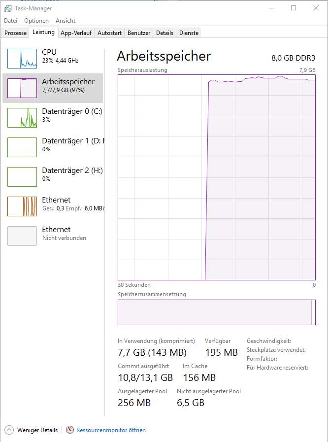 Ram Voll Ausgelastet Ohne Grund Windows 10 RAM auslastung 90-100% ohne grund? (Computer, PC, Gaming)
