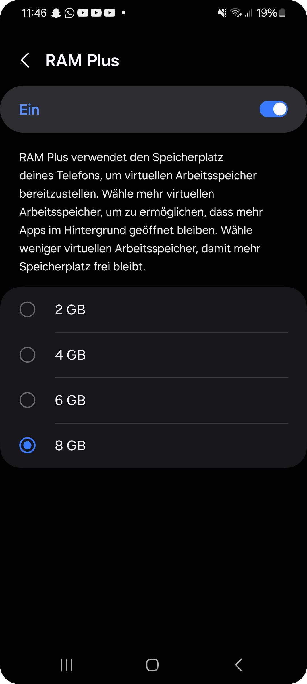 Android Ram Plus Ram Plus? (Prozessor, Arbeitsspeicher)