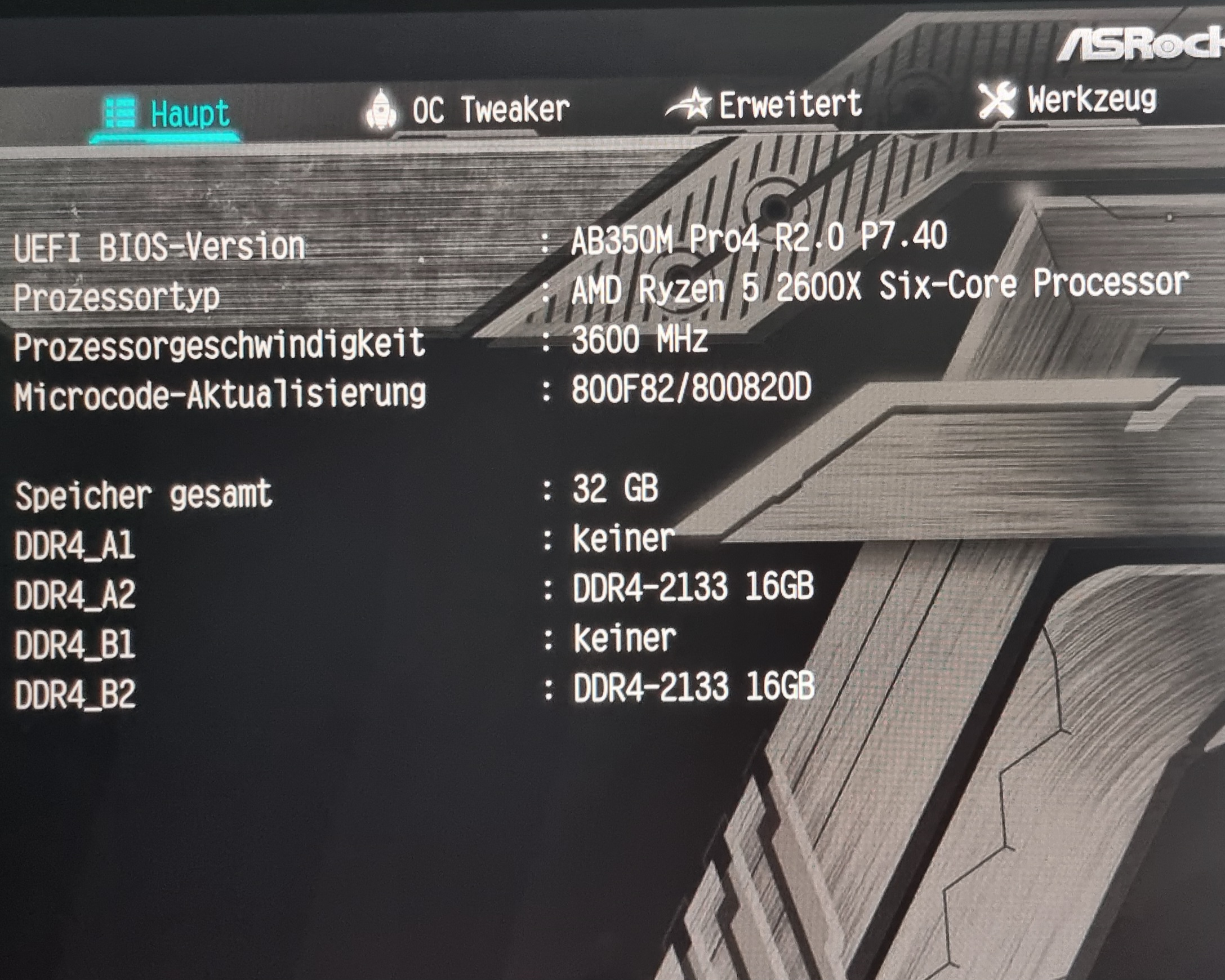 RAM-Riegel im Bios wie richtig einstellen? (ASRock)? (Mainboard ...
