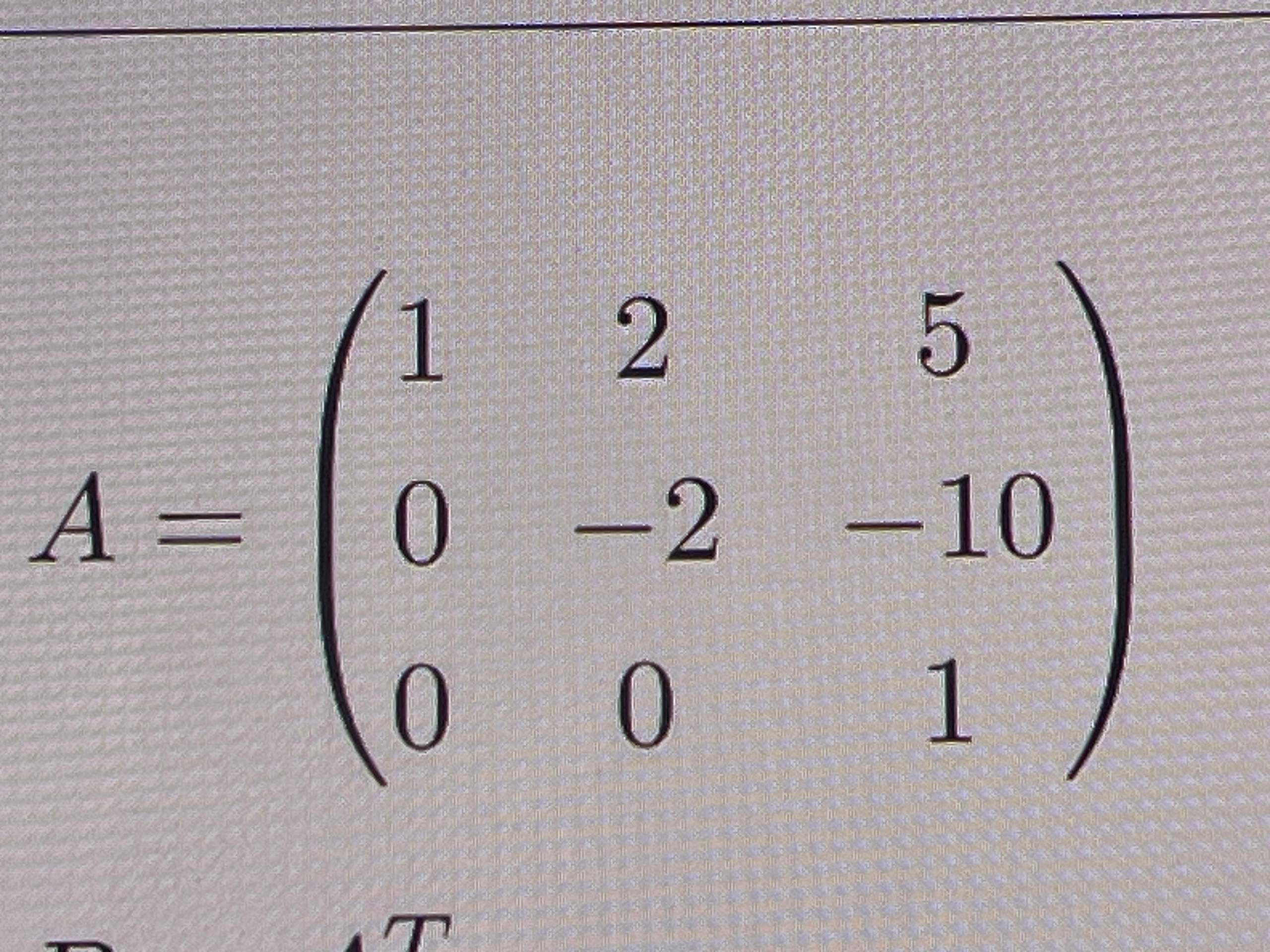 Voller Rang Matrix Rang einer Matrix bestimmen? (rechnen, Mathematiker, lineare Algebra)
