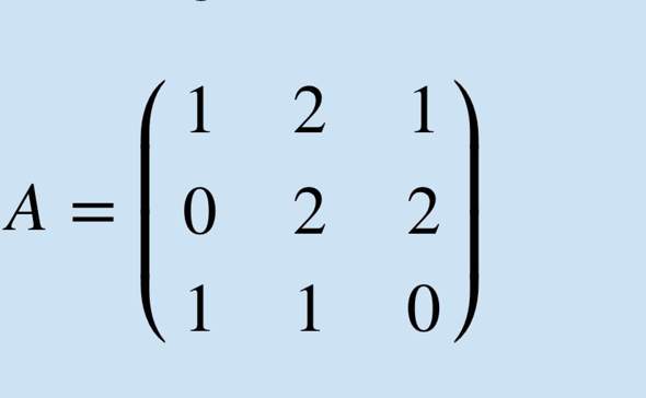 Voller Rang Matrix Rang Matrix und Dimension Spaltenraum? (Schule, Mathematik)