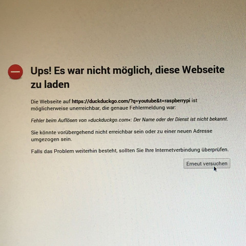 Fehlermeldung - (WLAN, Browser, Web)