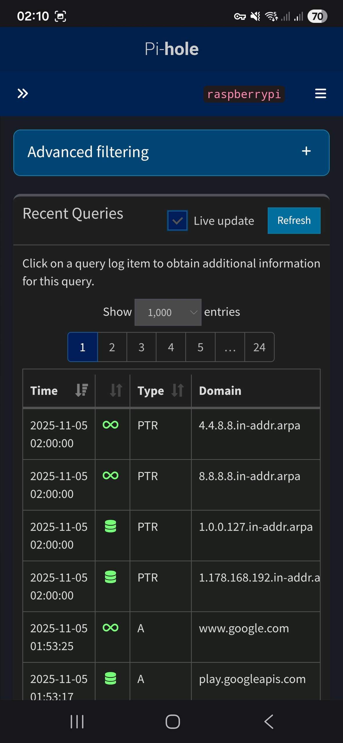 Raspberry pi adblocker? (URL, monitoring, Monitoreinstellungen)
