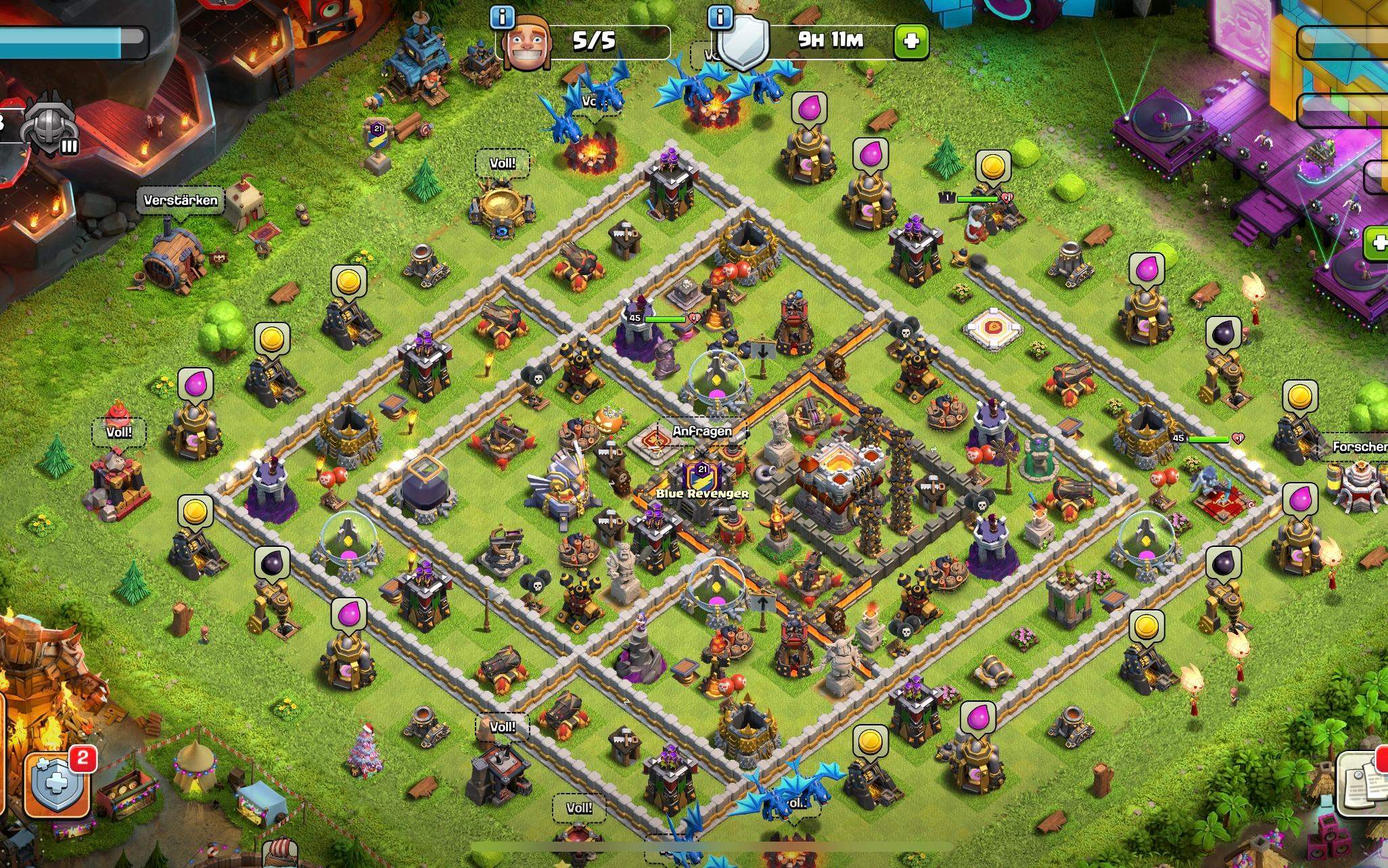 Clash Of Clans Rathaus Level 11 Base clash-of-clans-rathaus-level-11-base