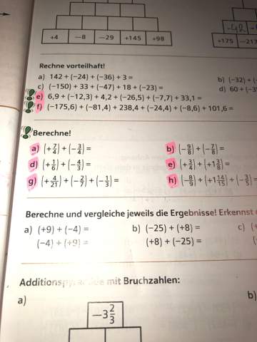 Rationale zahlen aufgaben hilfe? (Schule, Mathe, Mathematik)