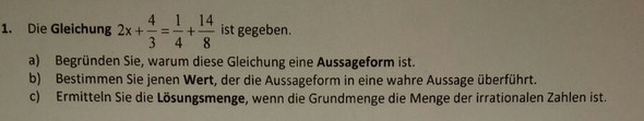 Mathematik aufgabe - (Schule, Mathematik, Lösung)