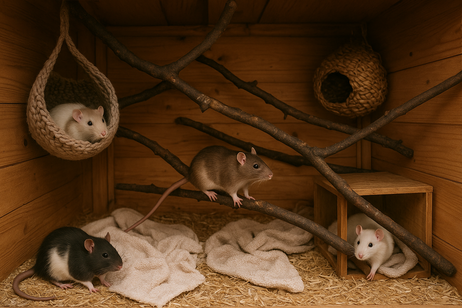 ratten im gartenhaus halten? (Haltung, Nagetiere, artgerechte Haltung)