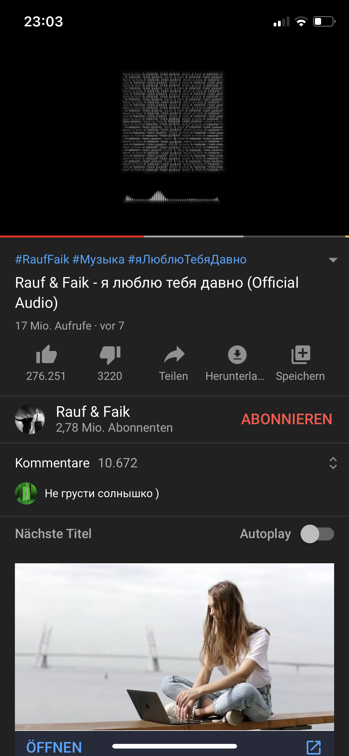 Rauf Faik Lied Musik Youtube Sprache