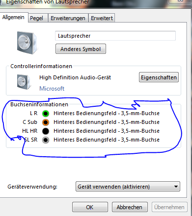 Rechner Vordere 3 5 Mm Klinkenanschluss Pc Zeigt Nur Hintere An Computer Boxen Anschluss