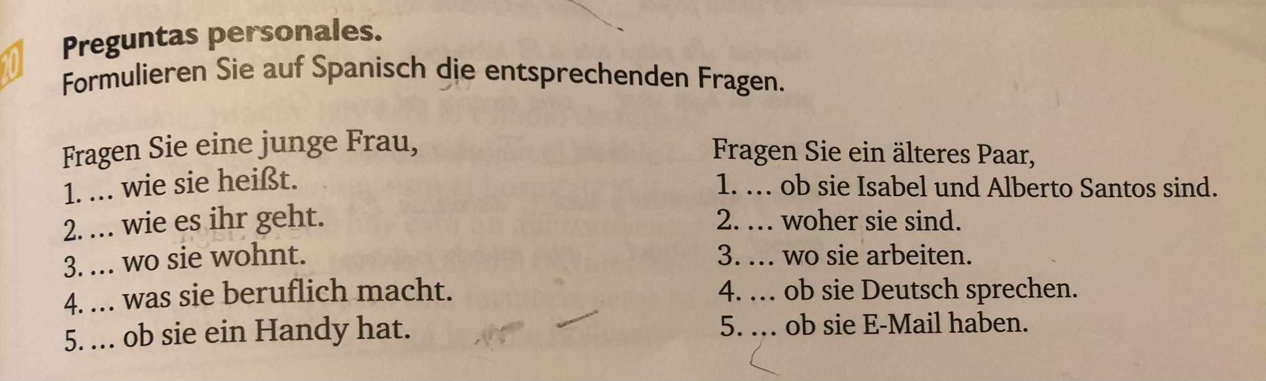 Rede ich auf Spanisch ein älteres Paar anders an als eine junge Frau? (Sprache, Lernen)