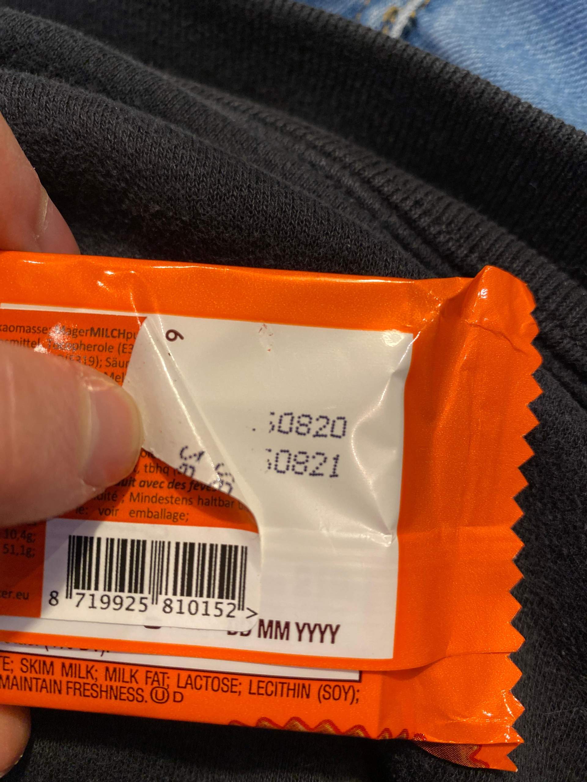Reeses noch haltbar? (Ernährung, Lebensmittel, Süßigkeiten)