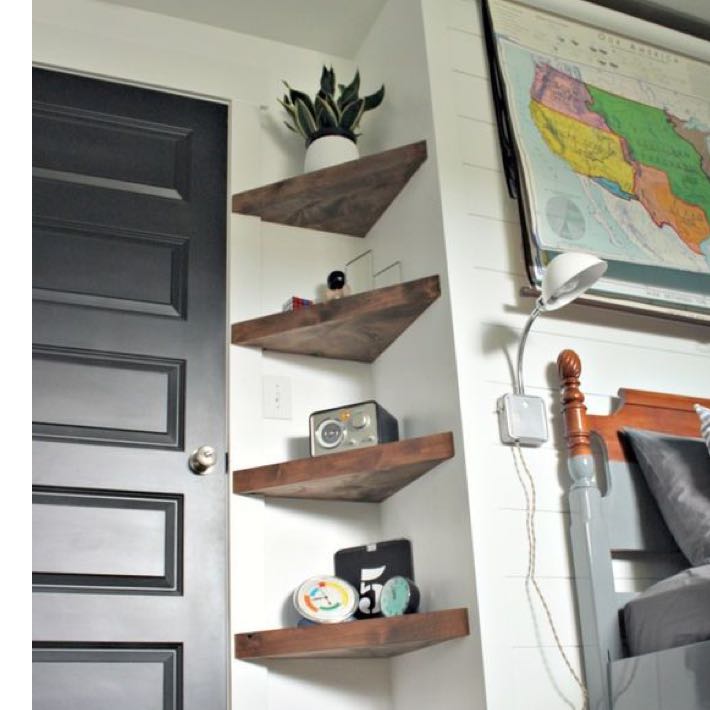 Regale An Wand Kleben Handwerk Zimmer Holz