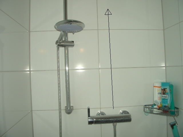 Regendusche nachrüsten ohne Bohren, Mietwohnung? (Duschstange)