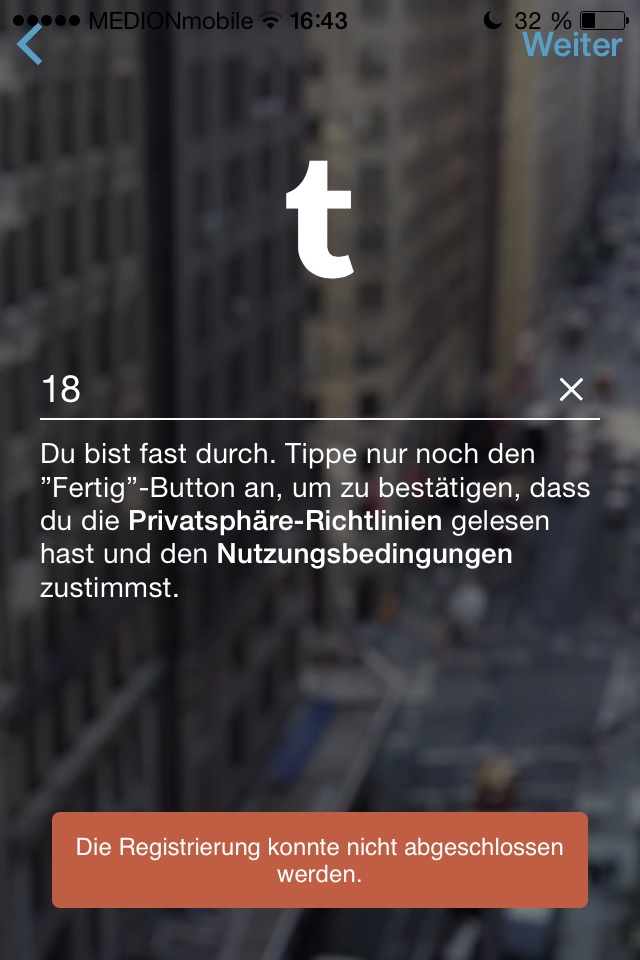 Registrierung Bei Tumblr Konnte Nicht Abgeschlossen Werden Wieso