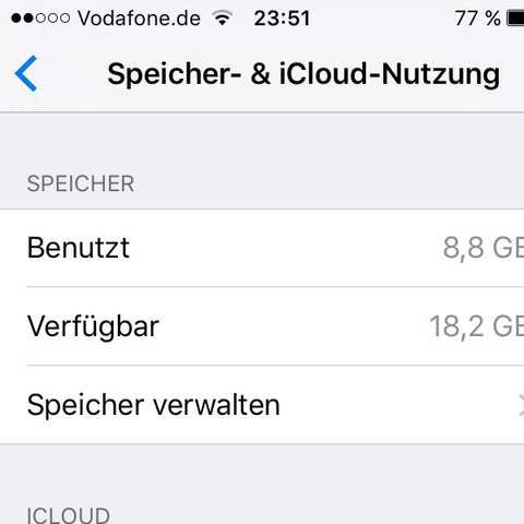 iPhone - (iPhone, Speicher)