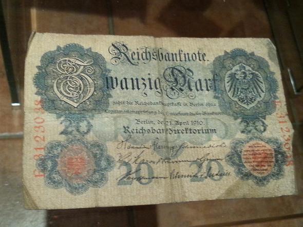 Reichsbanknote Mark Schein Irgendwas Wert Munzen Deutsches Reich