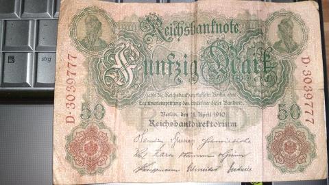  - (Geld, Wert, Reichsbanknote)