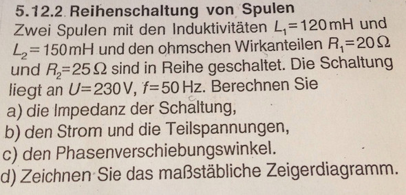 reihenschaltung von spulen - (Elektrik, Elektrotechnik)