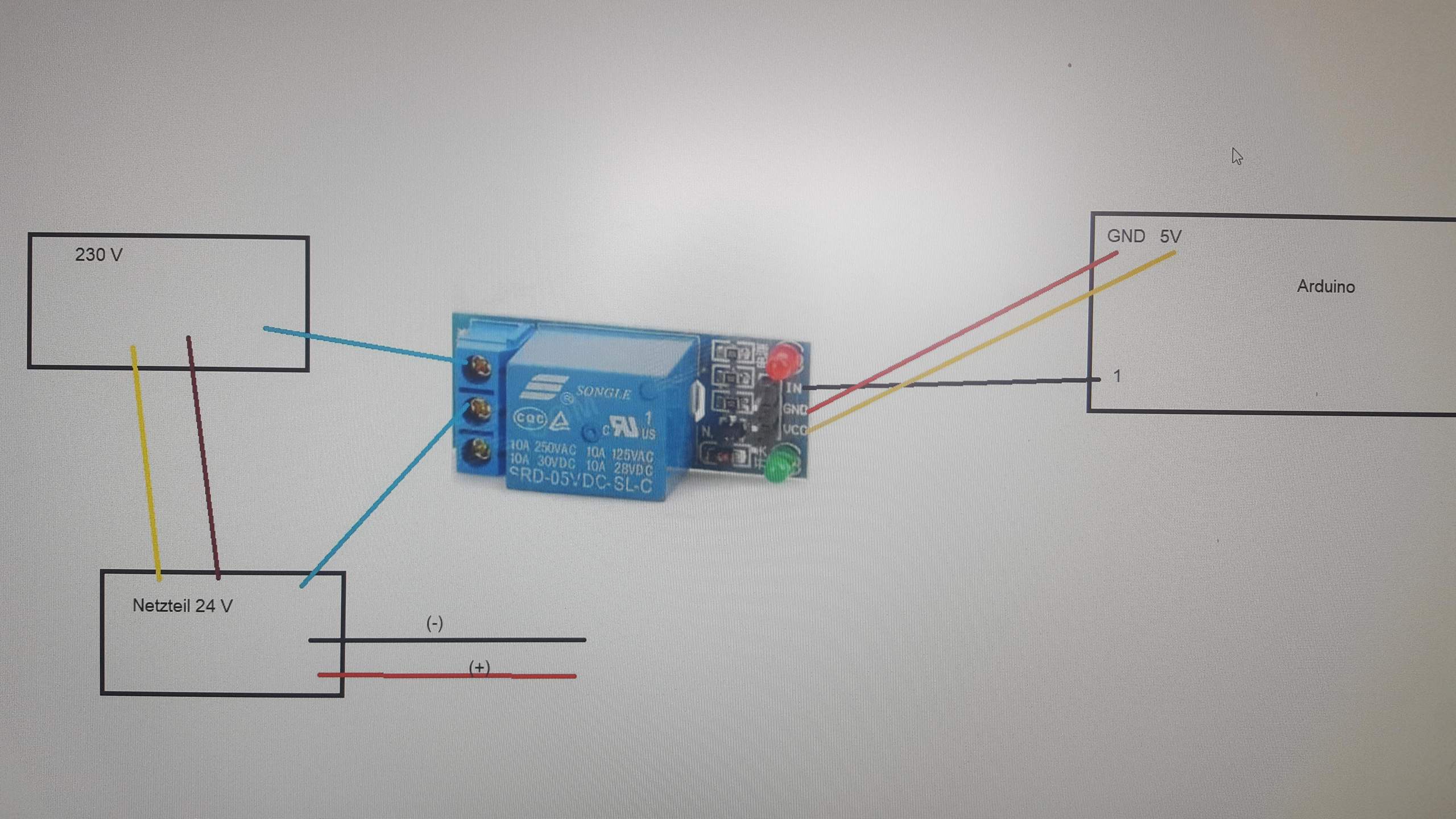 Relais Arduino richtig verbinden? (Computer, Technik, Technologie)