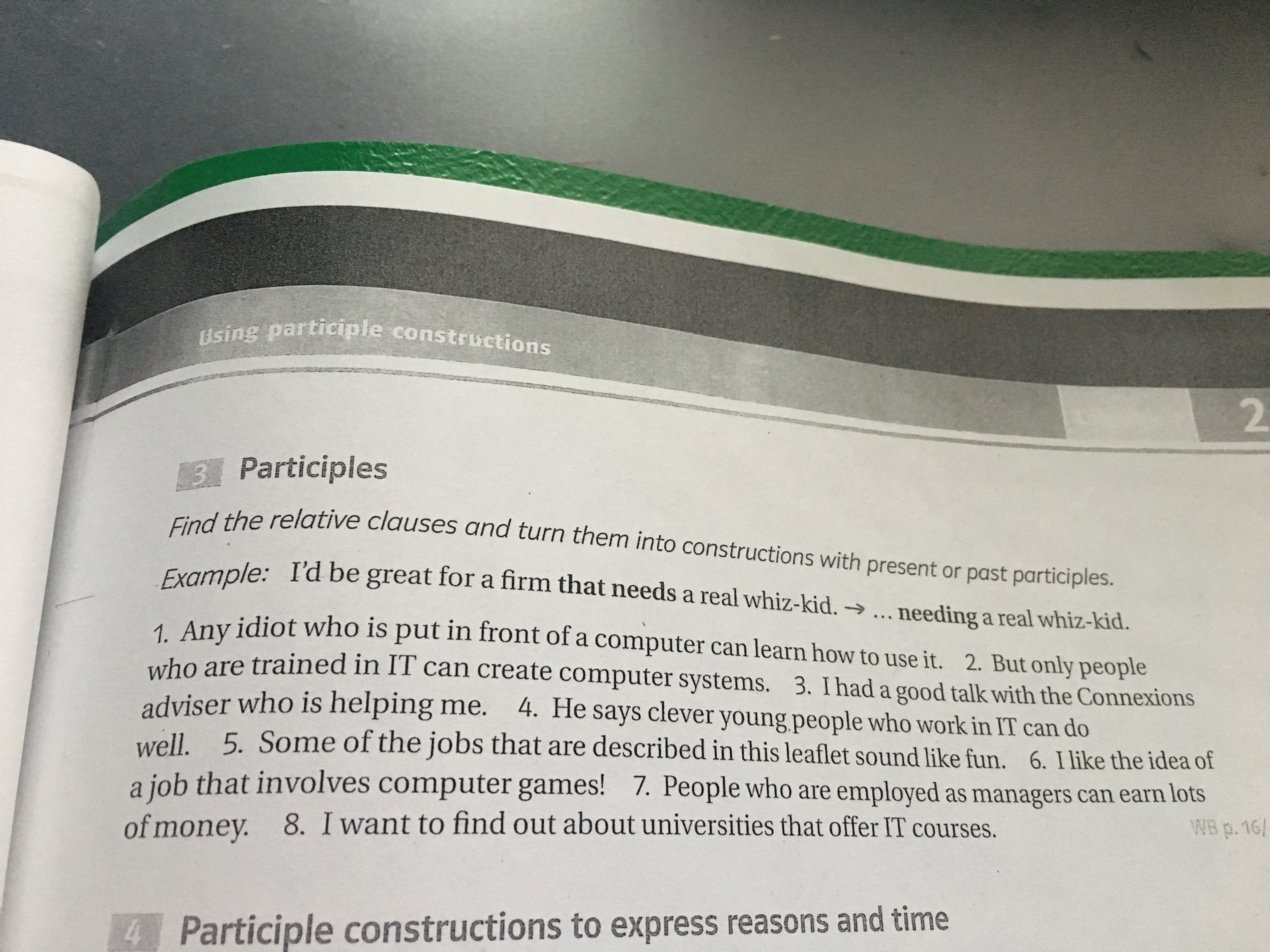 Relative Clauses And Participle Constructions How To Englisch
