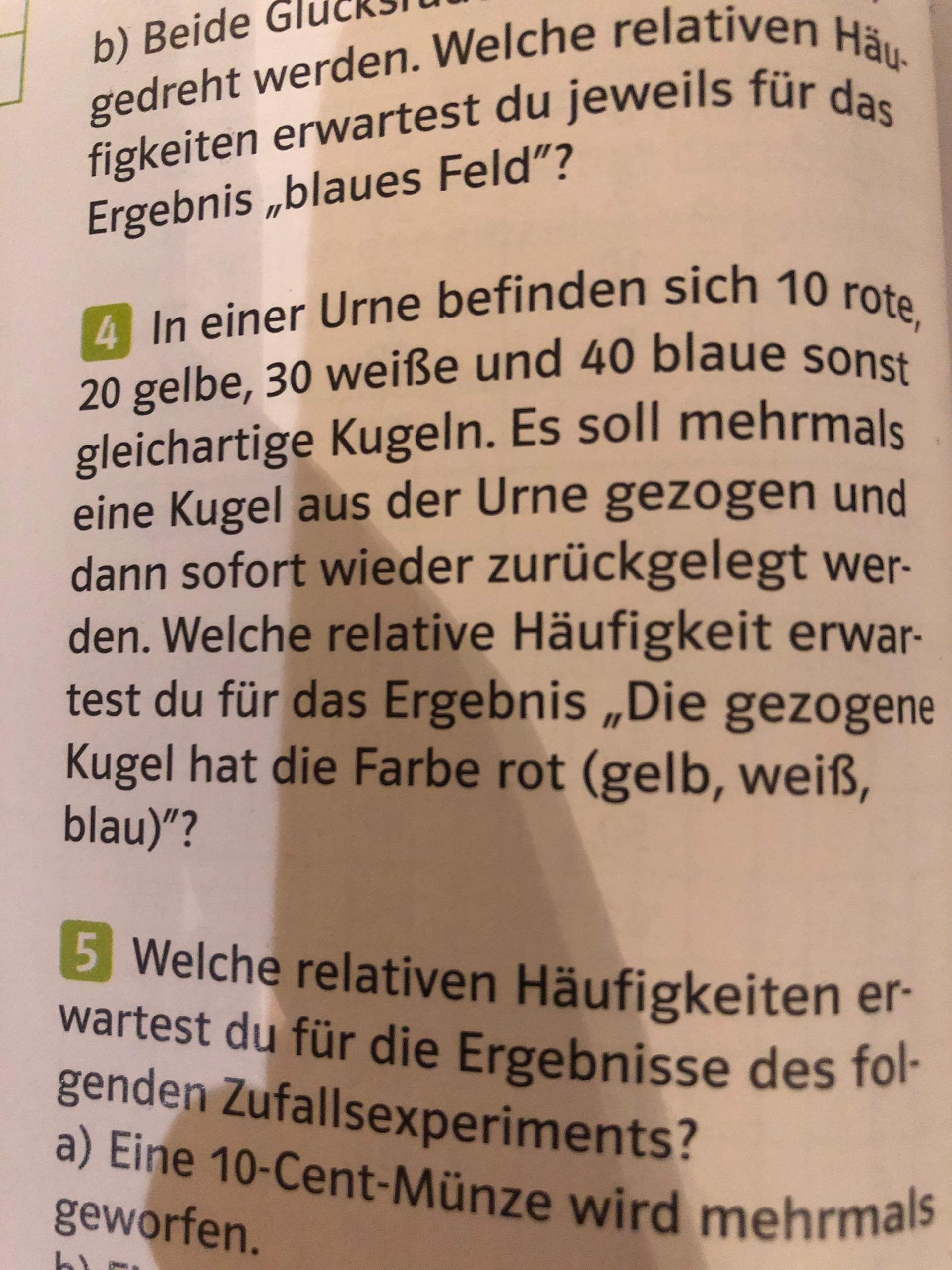 Relative Häufigkeit? (Mathematik, rechnen, Mathematiker)