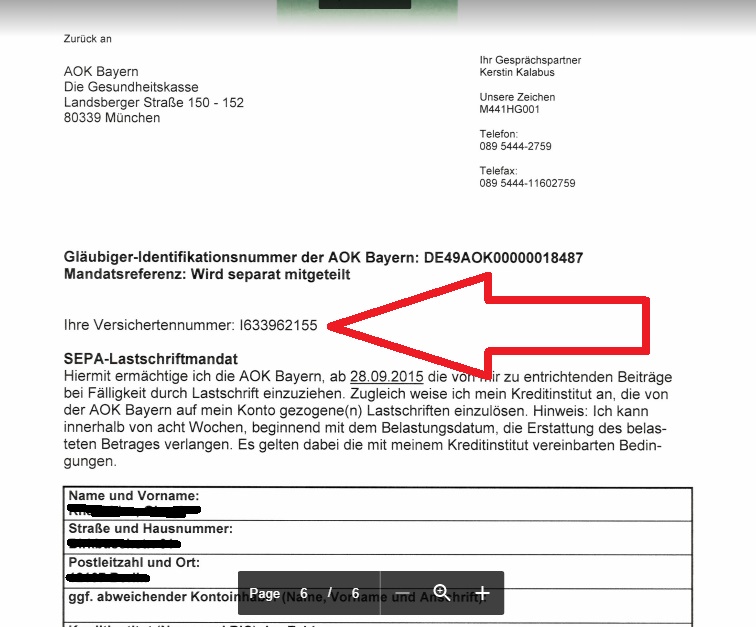 Renteversicherungs Nummer Korrekt Verstanden Rente Rentenversicherung Rentenkasse