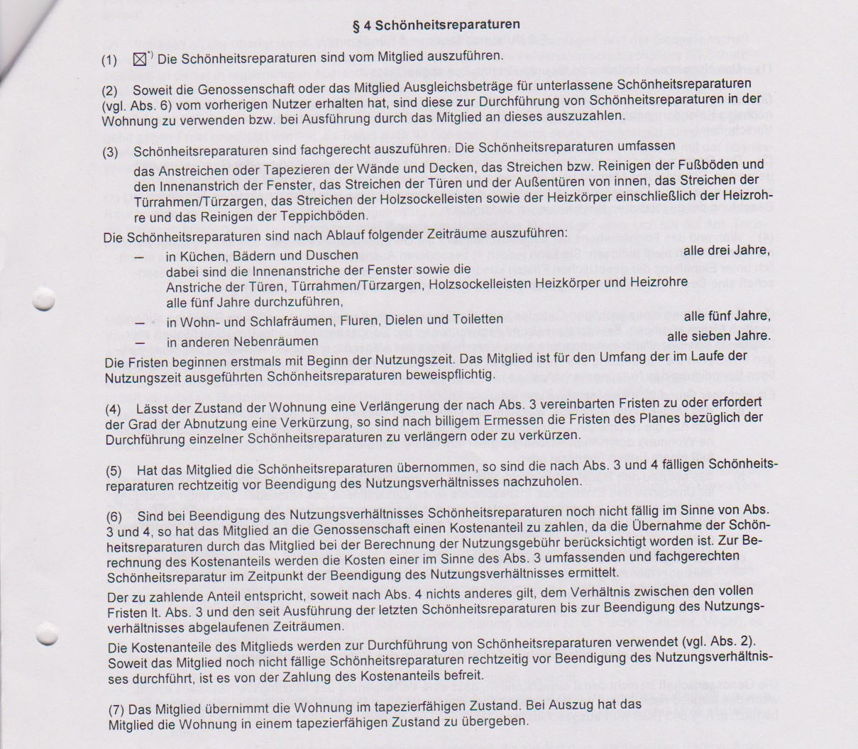 Reparaturarbeiten In Einer Mietwohnung Nach 9 Jahren Miete Mietrecht Umzug Mietvertrag
