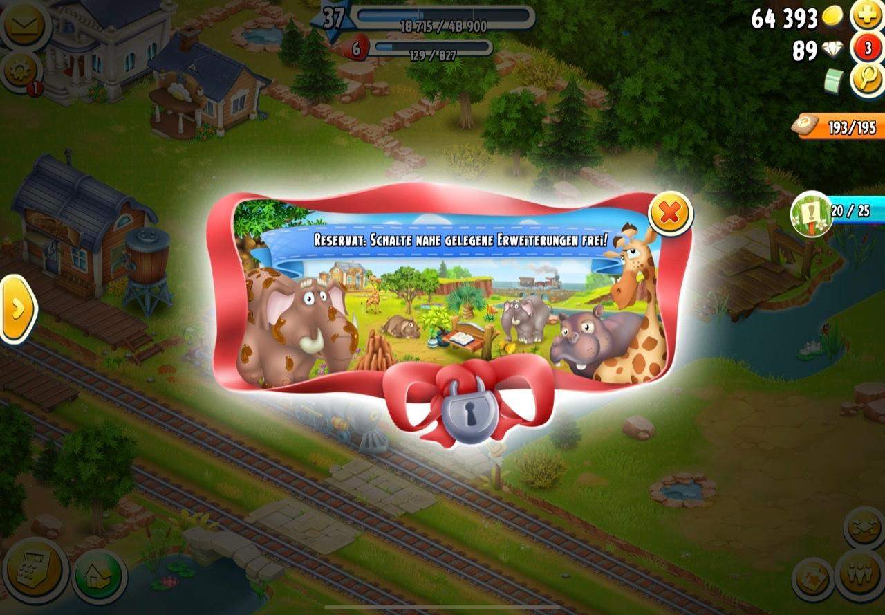 reservat bei hay day? (Handy, Spiele und Gaming, Spiele)