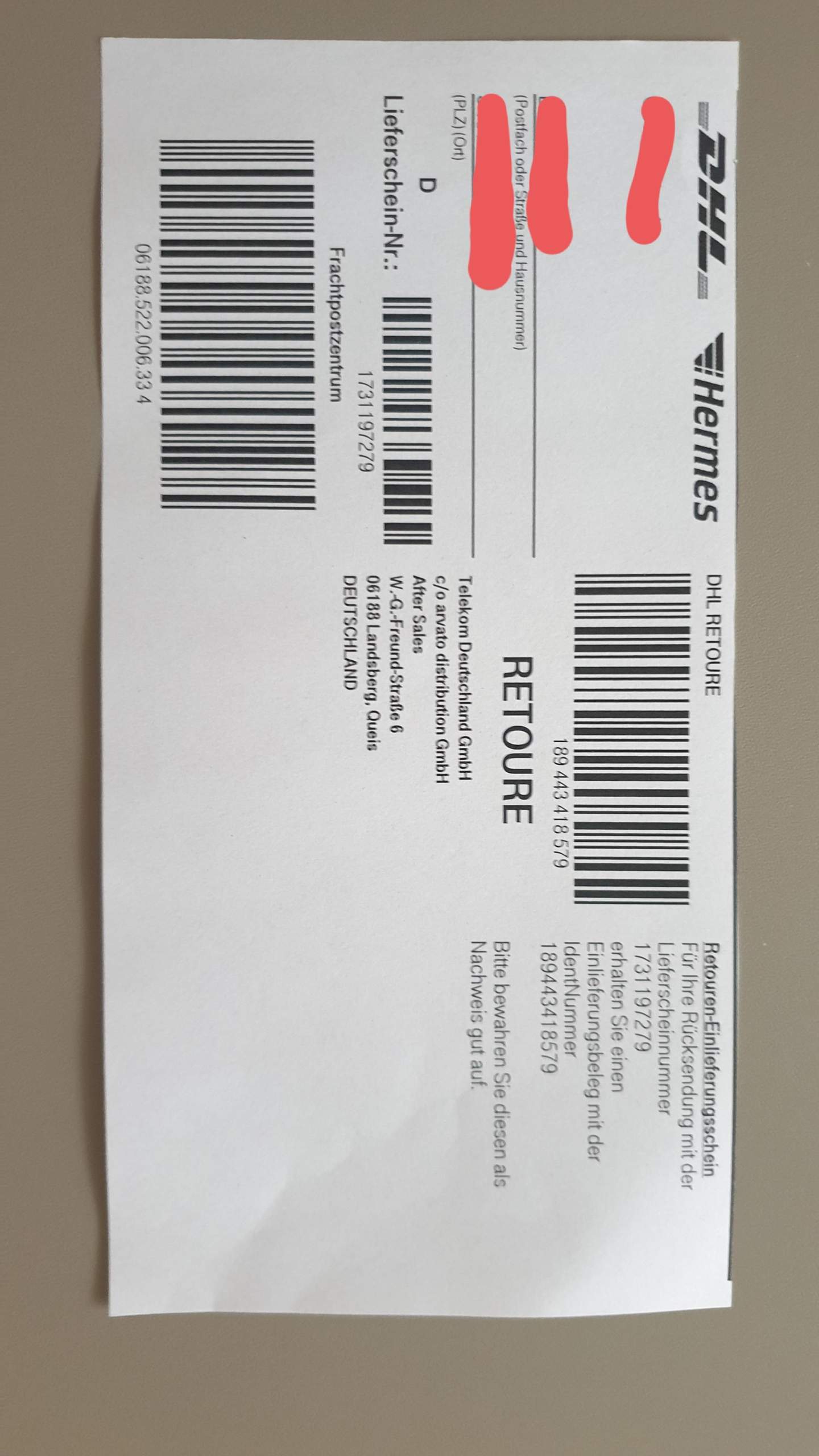 Deutsche Post Retourenschein Ausdrucken : Rucksendung Dhl