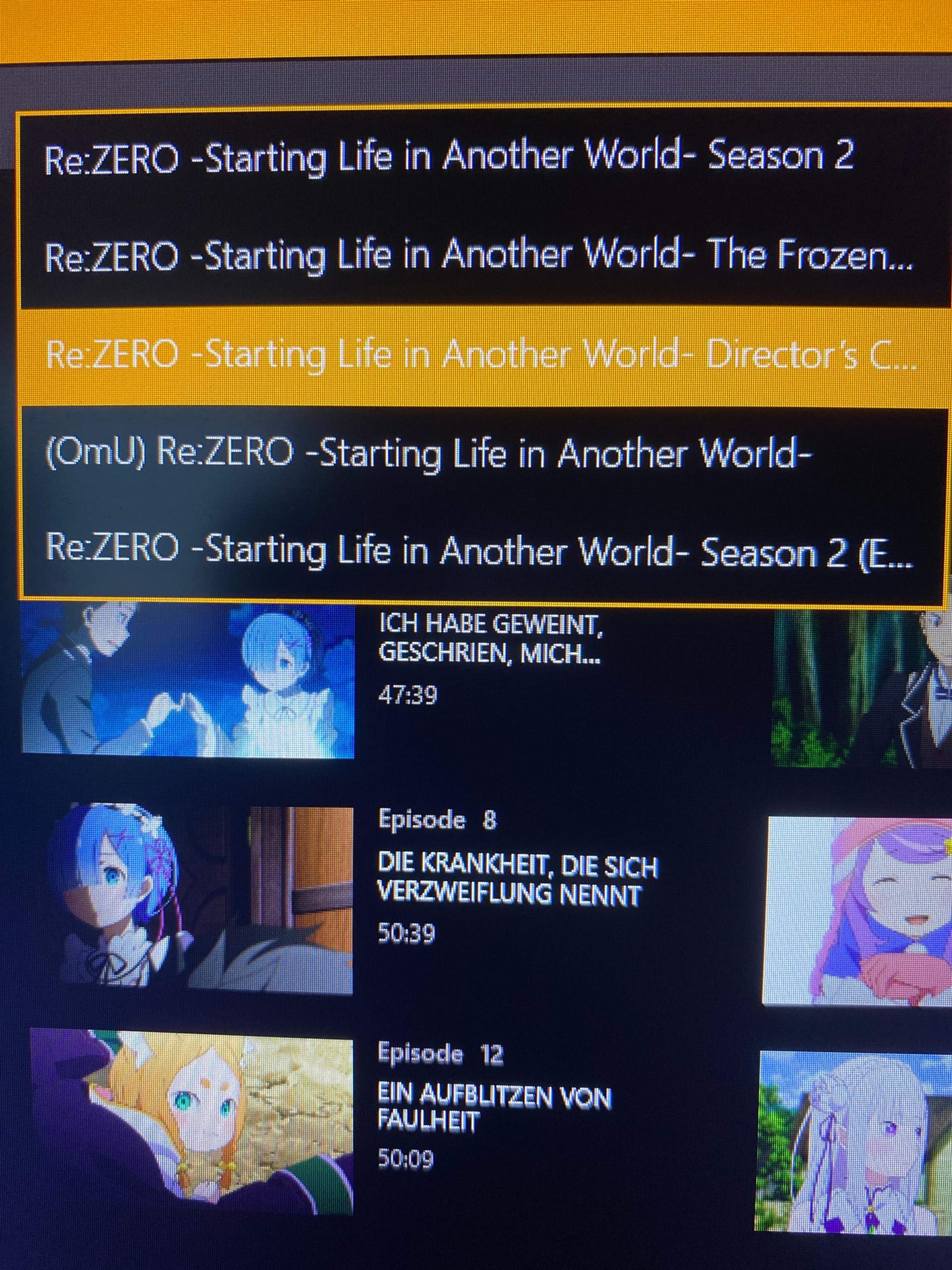 In welcher Reihenfolge Re:ZERO?