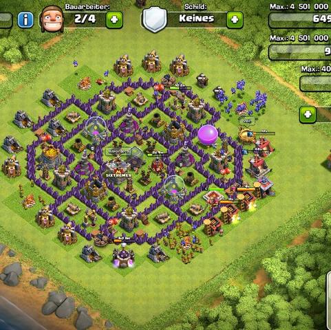 Clash of clans rth 8 base