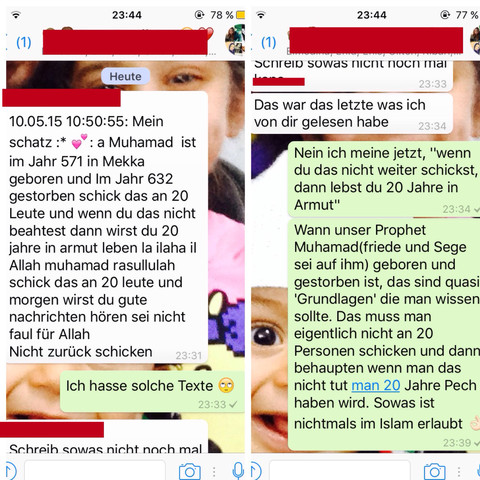 Gestern - (WhatsApp, Islam, reagieren)
