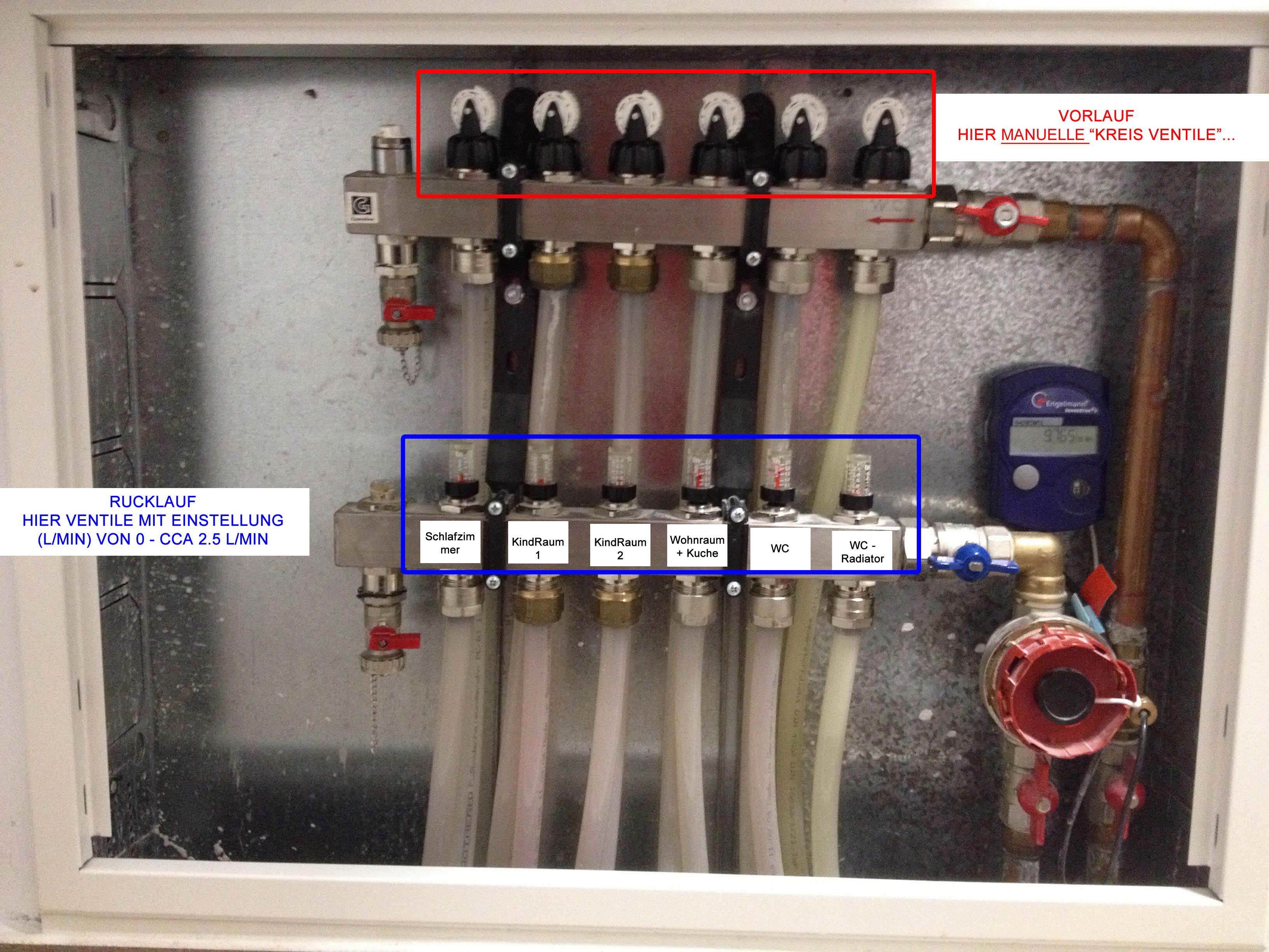 Richtige Einstellung Der Fussbodenheizung Ohne Thermostate Computer Technik Technologie