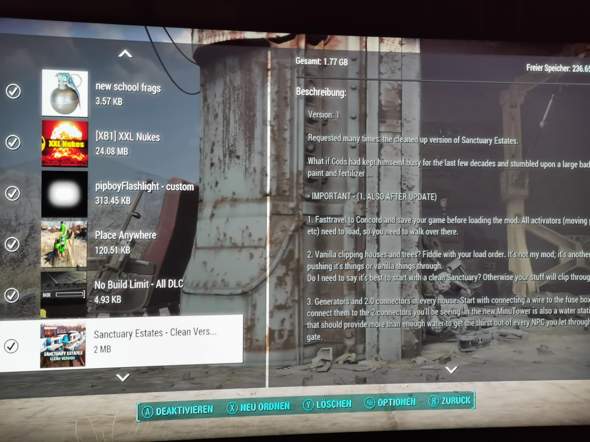 Richtige Ladereihenfolge Der Mods In Fallout 4 Computer Technik Spiele Und Gaming Richtige Ladereihenfolge Der Mods In Fallout 4 Computer Technik Spiele Und Gaming