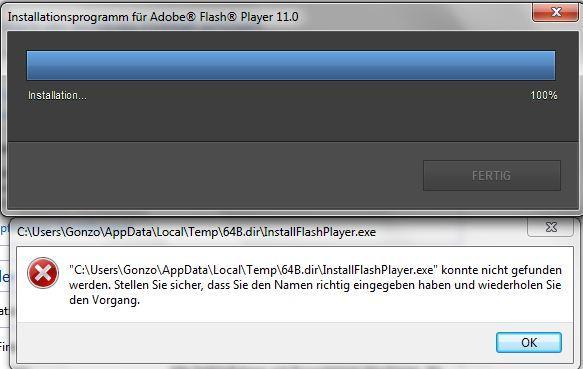 fehlermeldung - (Computer, PC, Internet)