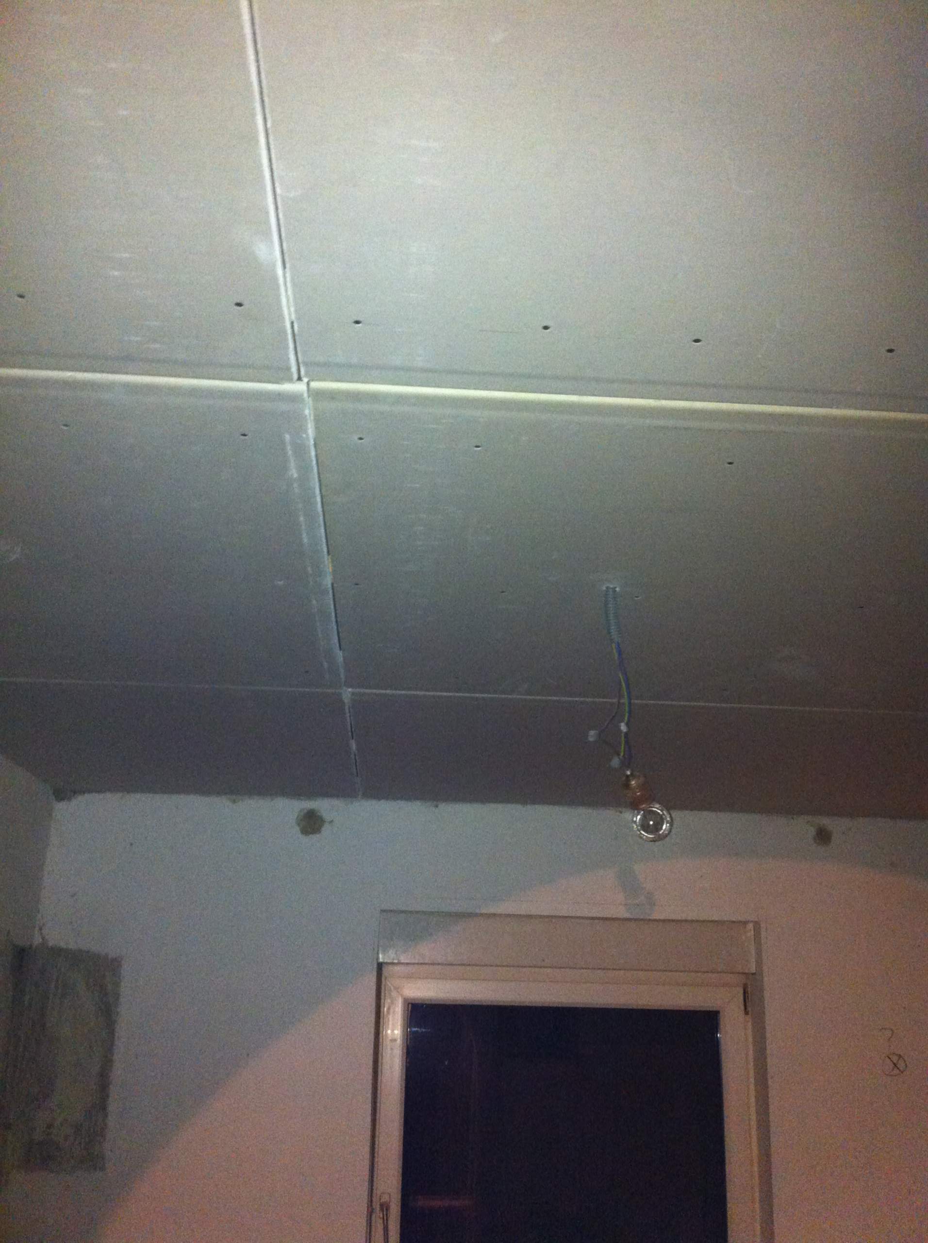 Rigips Decke falsch montiert? (Montage, Gipskarton)