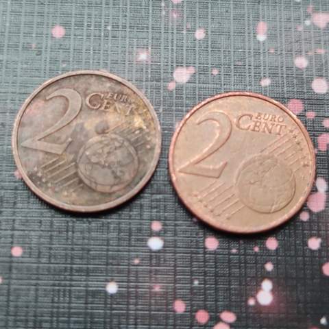 Rille im Rand der Münze - handelt es sich um Fehlprägung? (Euro, Münzen)