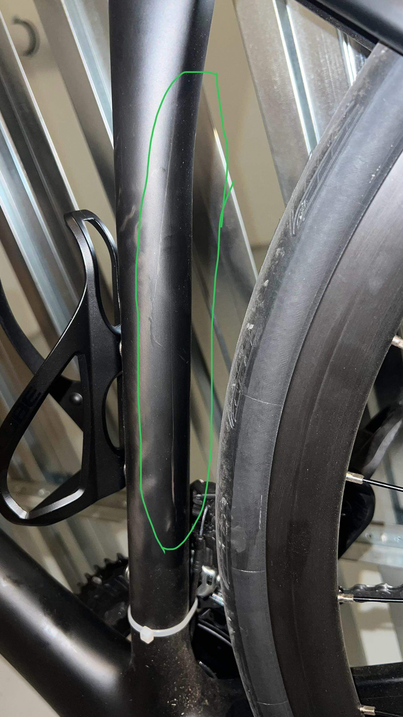 Fastroads Riss Riss in Carbonrahmen? (Reparatur, Rennrad, carbon)