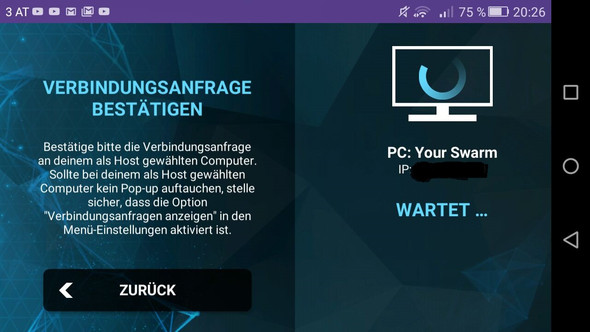 ROCCAT: SWARM CONNECT. Mit dem Handy verbinden nicht möglich ...
