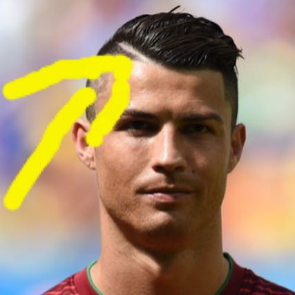 Ronaldo Frisur Seitenschnitt? (Friseur)