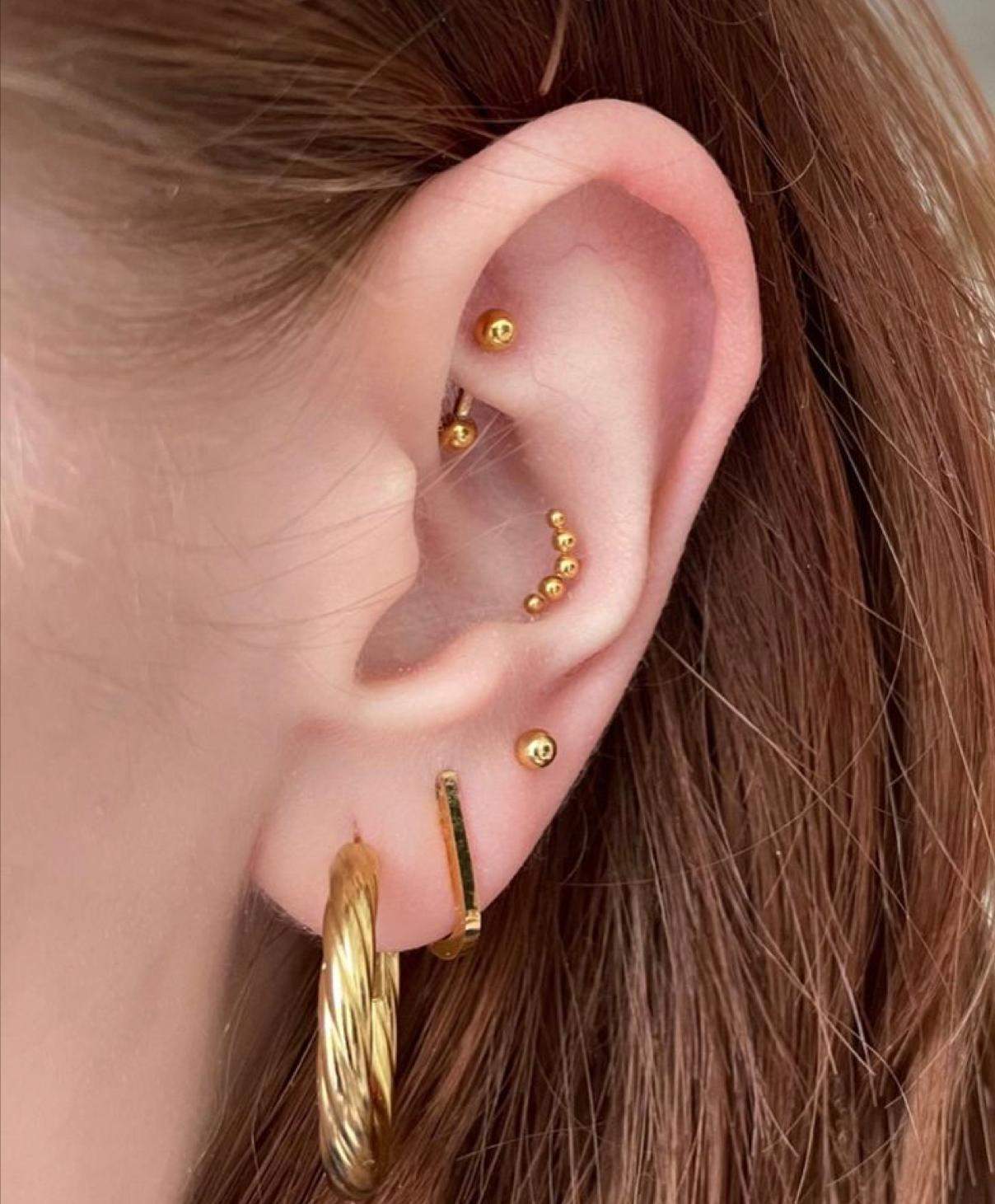Rook Piercing - mit welcher kombination? (Ohr, Helix, Piercingschmuck)