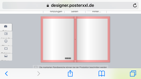 Rosanen Rand Entfernen Bei Fotobuch Von Poster Xxl