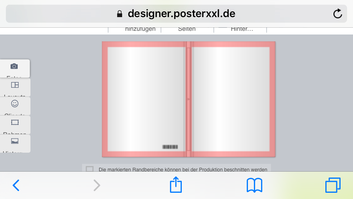 Rosanen Rand Entfernen Bei Fotobuch Von Poster Xxl