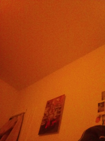 Rotes Bild Bei Frontkamera Handy Smartphone Foto