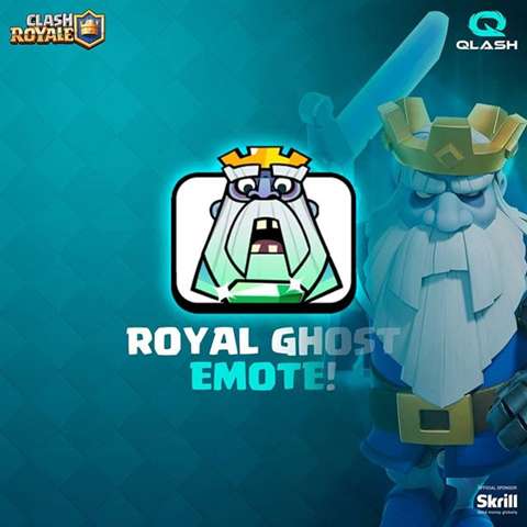 Royal Ghost Emote Computer Spiele Und Gaming Clash Royale