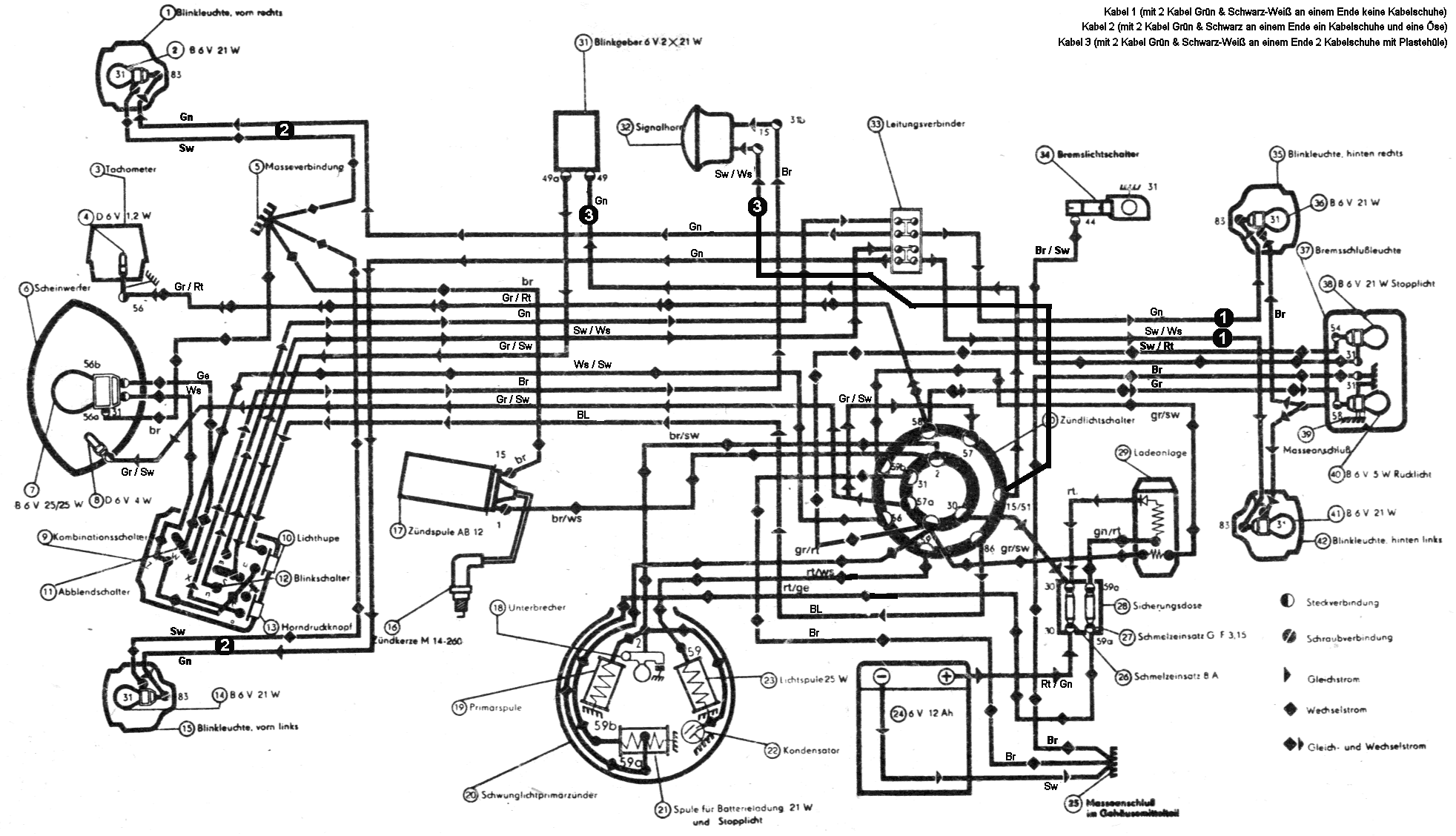 Schaltplan Simson S51 Elektronik - Wiring Diagram