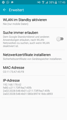 Wlan einstellungen - (Smartphone, samsung galaxy j5)