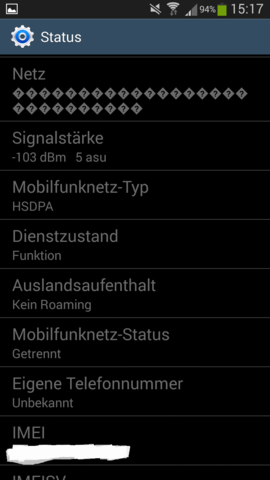 Sendeinfos - (Handy, Smartphone, Samsung)