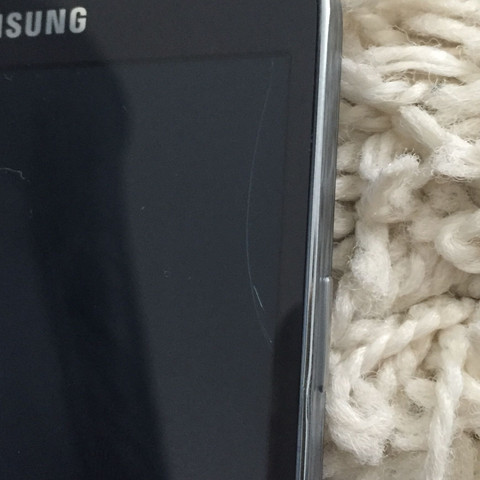 Riss rechts oben - (Samsung, Reparatur, Garantie)